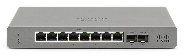 Cisco Meraki MS120 8 Port Cloud Managed PoE Gigabit Switch - MS120-8LP - 5  Year Warranty